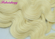 Unverarbeitete farbige Haar-Bündel des 100% Menschen-Jungfrau-Brasilianer-613 Blondine